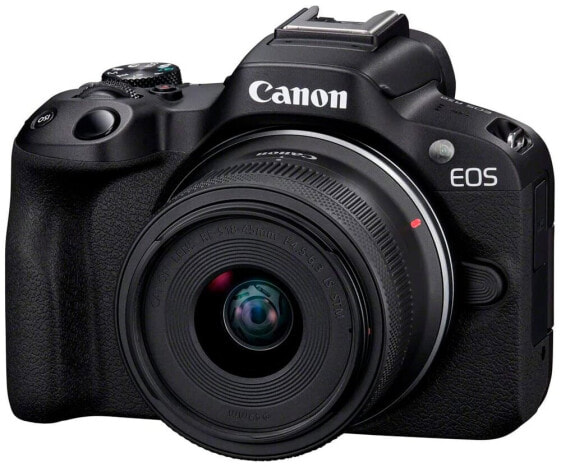 CANON EOS R50 + RF-S 18-45 mm compact camera