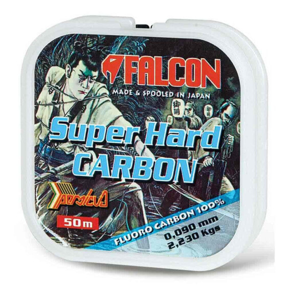 Флюорокарбоновая леска для рыбалки Falcon Super Hard Carbon 50 м