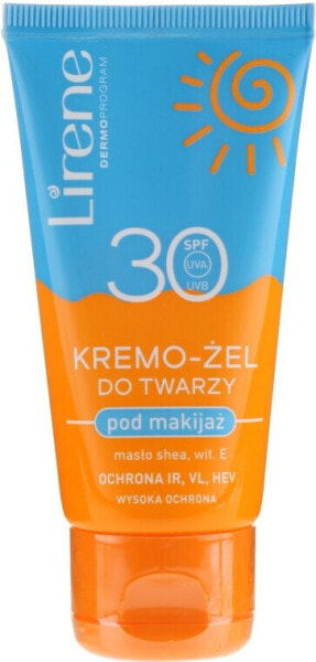 Sonnenschutzcreme-Gel für das Gesicht SPF 30