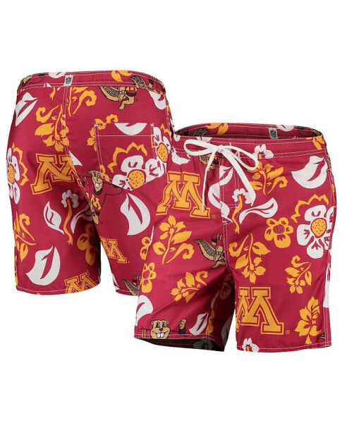 Плавки Wes & Willy Minnesota Golden Gophers Floral Volley