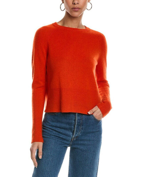 Brodie Cashmere Paloma Cashmere Sweater Women's Red Xs