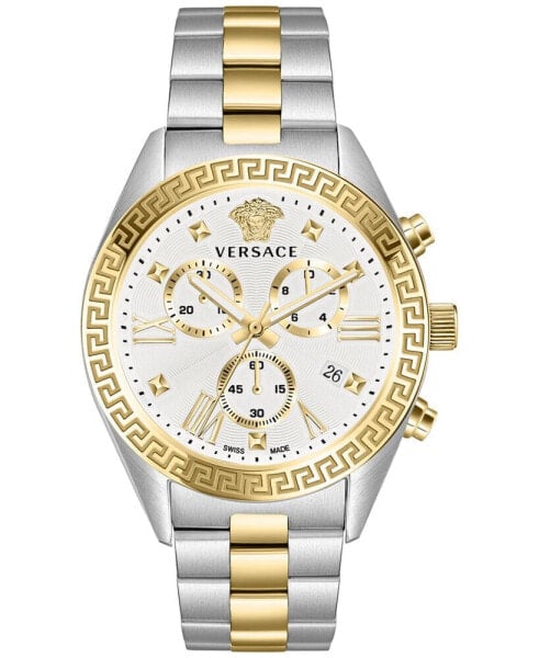 Women's Chronograph Greca Two Tone Bracelet Watch 40mm