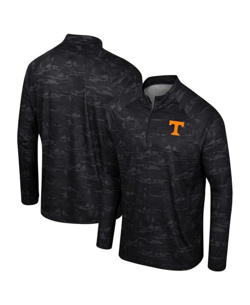 Men's Black Tennessee Volunteers Carson Raglan Quarter-Zip Jacket