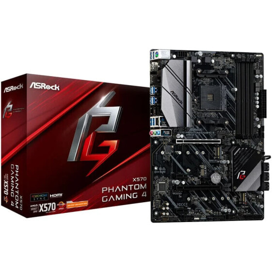 ASRock X570 Phantom Gaming 4, AMD X570 Mainboard - Sockel AM4