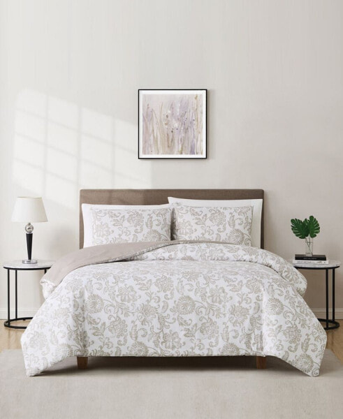 Одеяло Cannon с красивым рисунком "Сильвана Якобин" 3 предмета, на двуспальную/полноценную кровать.