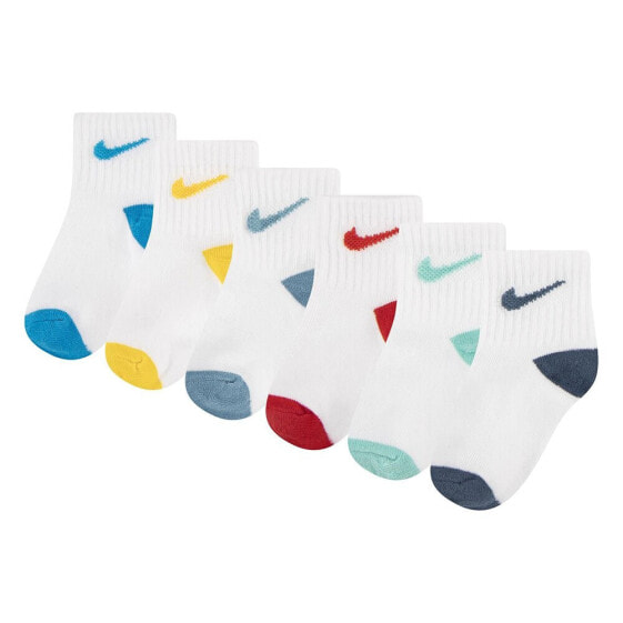 NIKE KIDS NN0299 Quarter short socks 6 pairs