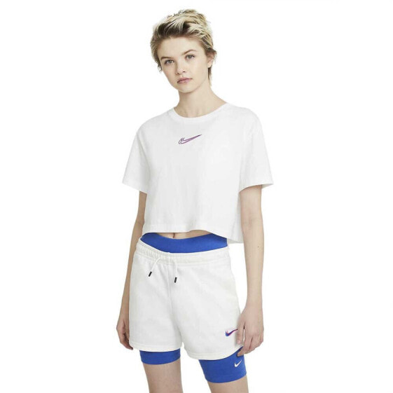 NIKE Sportswear Crop Print short sleeve T-shirt