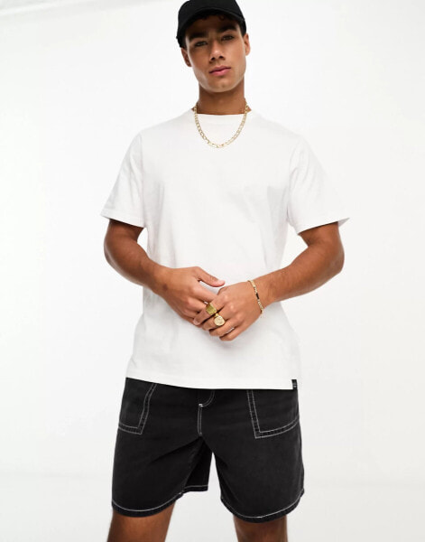 Pull&Bear basic t-shirt in white