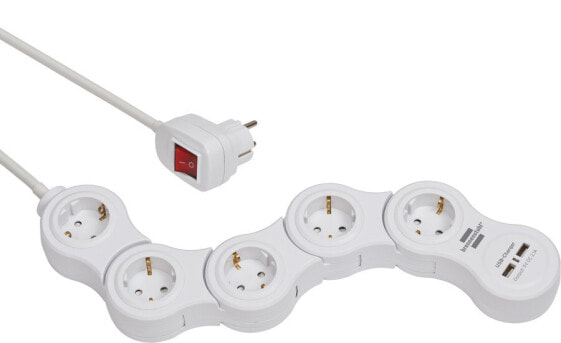 Удлинитель Brennenstuhl Vario 1.4 m 5 AC outlet(s) Indoor Type F IP20