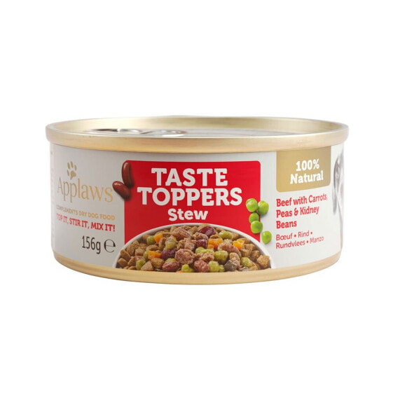 APPLAWS Stewed Beef Vegetable Topper 12x156g Wet Dog Food