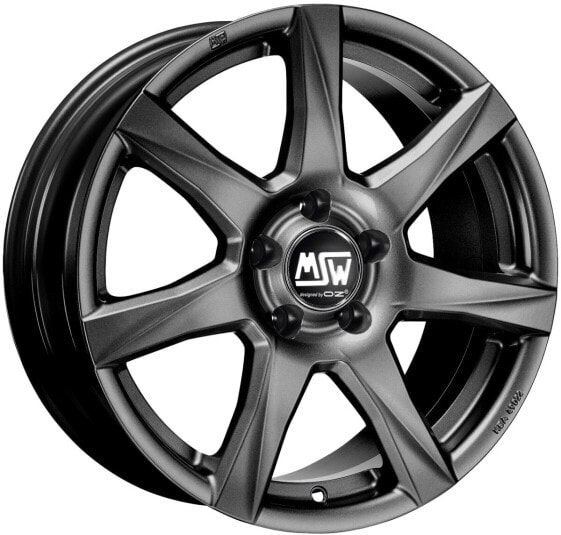 Колесный диск литой MSW MSW 77 matt dark grey 7.5x17 ET33 - LK5/110 ML65.06