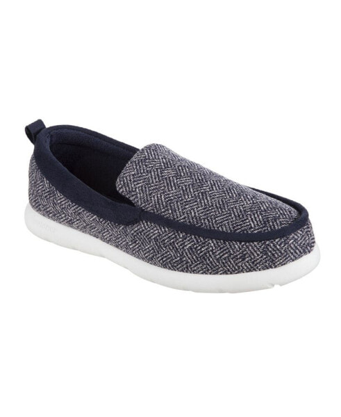 Signature Men's Zenz Hatch Knit Slip On Indoor/Outdoor Slippers