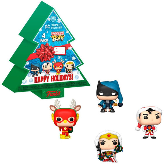 FUNKO DC Comics Happy Holidays Christmas Tree With Figures