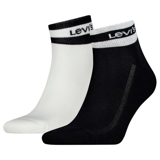 LEVI´S UNDERWEAR Sport 2 Units Quarter short socks 2 pairs