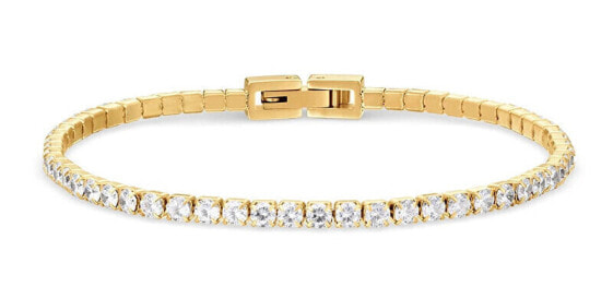 Dazzling gold-plated bracelet with zircons Arctic Symphony 646-27-190