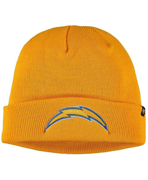 Men's Gold Los Angeles Chargers Secondary Cuffed Knit Hat