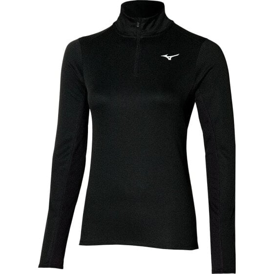 MIZUNO Dryaeroflow half zip long sleeve T-shirt