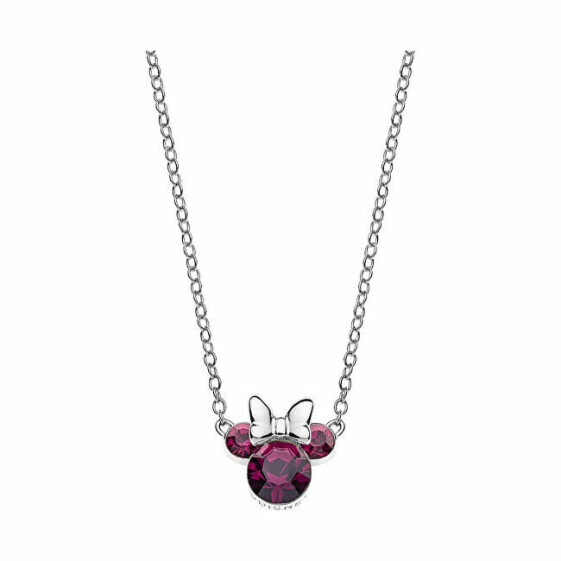 Beautiful silver Minnie Mouse necklace NS00006SFEBL-157