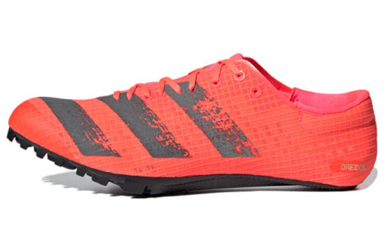 adidas Adizero Finesse Spikes 耐磨 低帮 跑步鞋 男女同款 橙黑 / Кроссовки Adidas Adizero Finesse EG6173