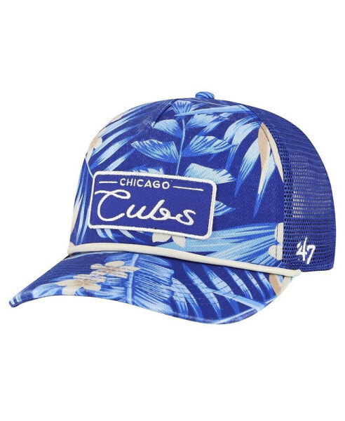 Men's Royal Chicago Cubs Tropicalia Trucker Hitch Adjustable Hat