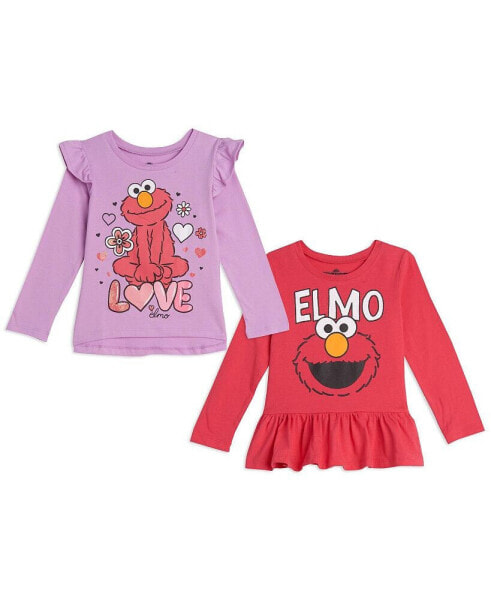Elmo Girls 2 Pack T-Shirts Infant