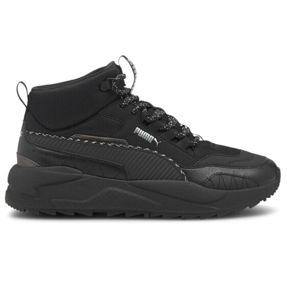 Puma XRay 2 Square Mid Wtr Mens Black Sneakers Casual Shoes 373020-06