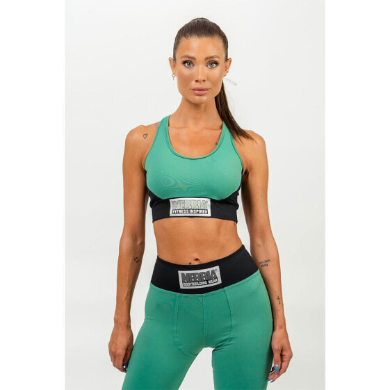 NEBBIA Padded Signature Sports Top High Support