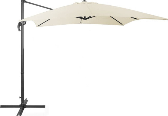 Beliani Parasol ogrodowy 250 x 250 cm jasnobeżowy MONZA (86104)