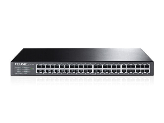 TP-LINK TL-SF1048 - Unmanaged - Fast Ethernet (10/100) - Rack mounting - 1U