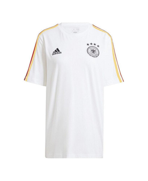 Men's White Germany National Team DNA Three-Stripe T-shirt