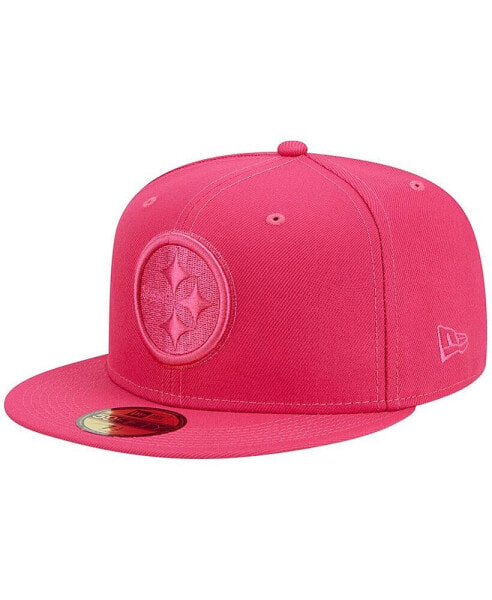 Men's Pink Pittsburgh Steelers Color Pack 59FIFTY Fitted Hat