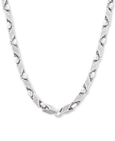 Men's 24" Link Chain in Sterling Silver