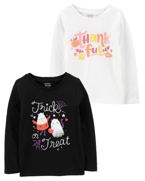 Toddler 2-Pack Holiday Graphic Tees 2T