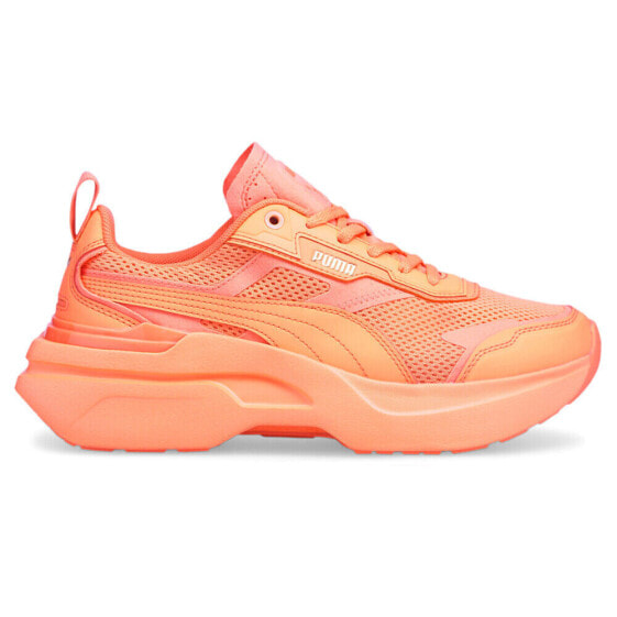 Puma Kosmo Rider Sorbet Lace Up Womens Orange Sneakers Casual Shoes 38404701