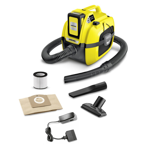Kärcher 1.198-301.0 - 230 W - Cylinder vacuum - Dry - Dust bag - 7 L - Black - Yellow
