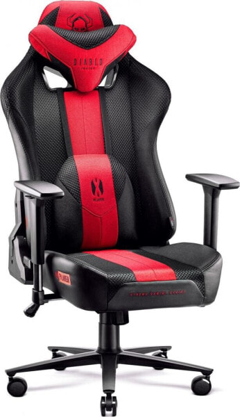 Fotel Diablo Chairs X-Player 2.0 Normal Size Antracytowo-Karmazynowy