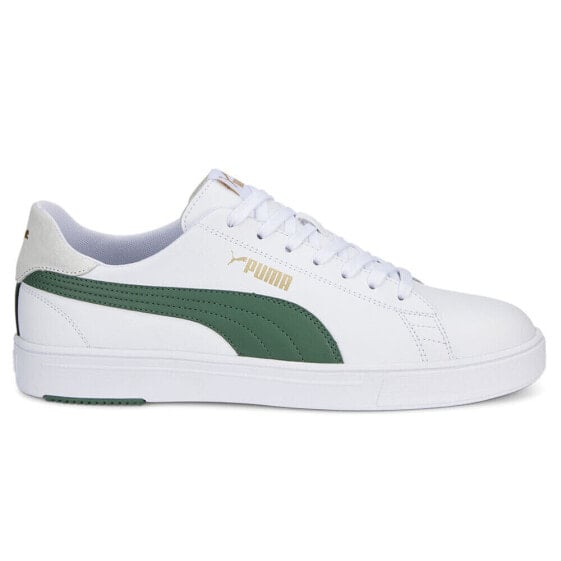 Puma Serve Pro Lite Lace Up Mens White Sneakers Casual Shoes 37490220