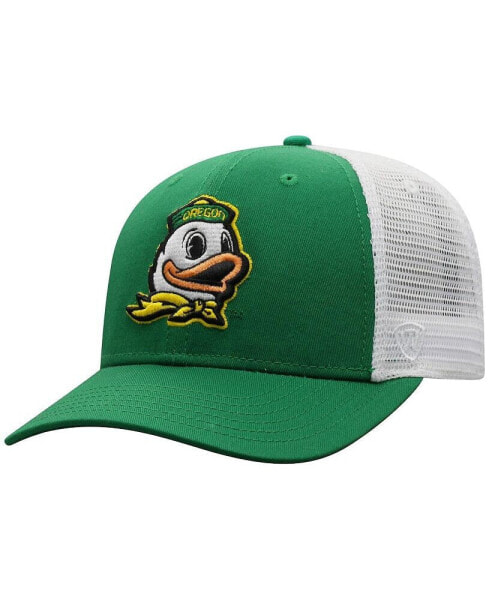 Men's Green, White Oregon Ducks Trucker Snapback Hat