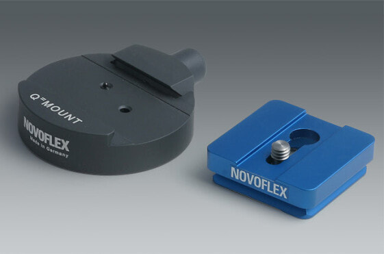 Novoflex Q=MOUNT - Release plate - Grey - 1/4 - 3/8" - 60 mm - 60 mm - 16 mm