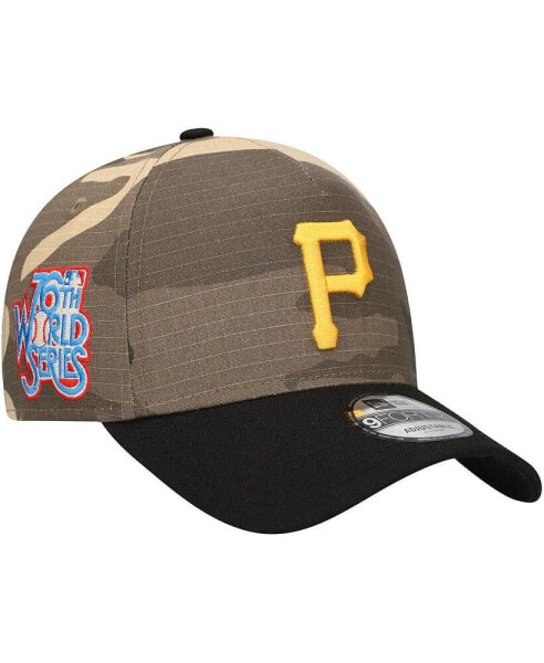 Men's Pittsburgh Pirates Camo Crown A-Frame 9FORTY Adjustable Hat