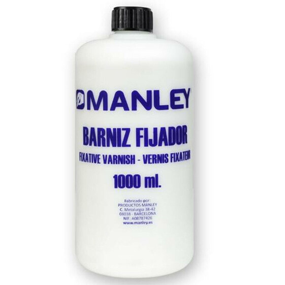 Лак закрепителя MANLEY MND00350/1000 1 л Пластик Белый Прозрачный