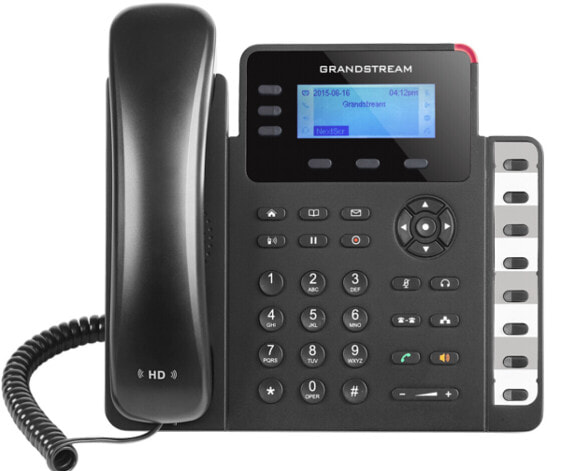 Grandstream GXP1630 - IP Phone - Black - Wired handset - 3 lines - LCD - Gigabit Ethernet