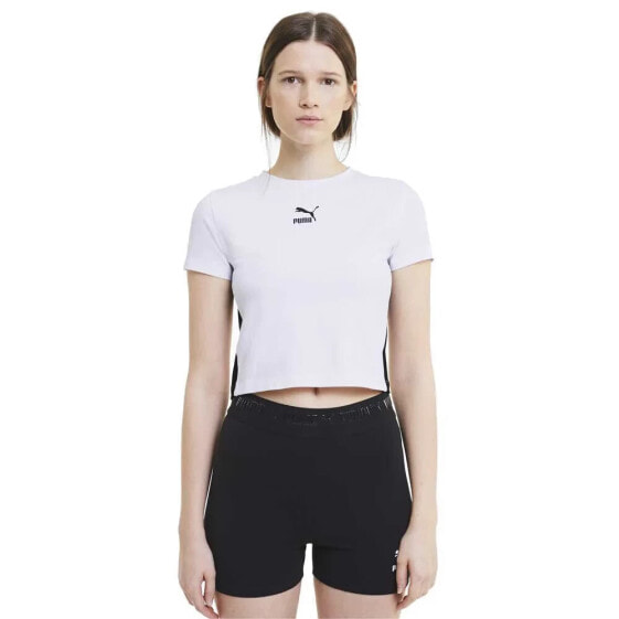 PUMA Classics T7 Crop short sleeve T-shirt