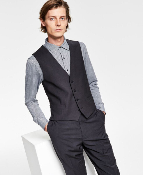 Men's Slim-Fit Wool Infinite Stretch Suit Vest