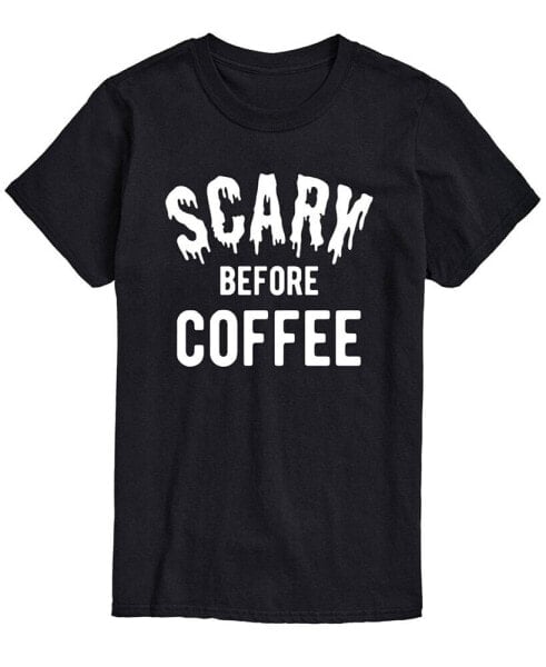 Men's Scary Before Coffee Classic Fit T-shirt