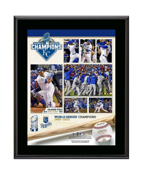 Kansas City Royals 2015 MLB World Series Champions 10.5" x 13" Sublimated Plaque