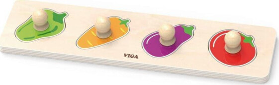Развивающие игрушки Viga Toys Pierwsze puzzle z uchwytami - warzywa