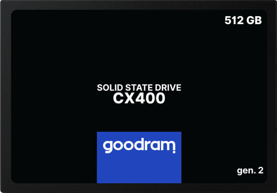 SSD GoodRam CX400 gen.2 - 512 GB - 2.5" - 550 MB/s - 6 Gbit/s