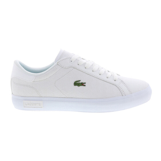 Lacoste Powercourt 222 5 7-44SMA009621G Mens White Lifestyle Sneakers Shoes