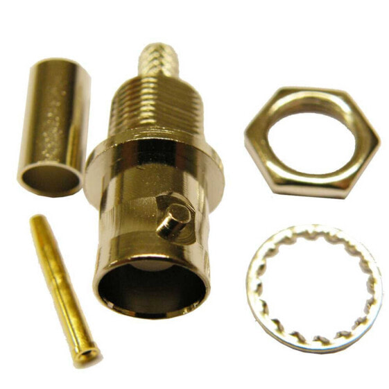 EUROCONNEX Bnc Female Chasis Crimp RG58 Connector